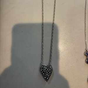 Silver Heart Pendant Necklace